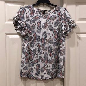 Lane Bryant Paisley Blouse